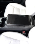 Model 3 & Y Armrest Overlay - Real Molded Carbon Fiber