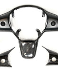 Model 3 & Y Yoke Style Steering Wheel - Carbon Fiber & Black Leather Handles