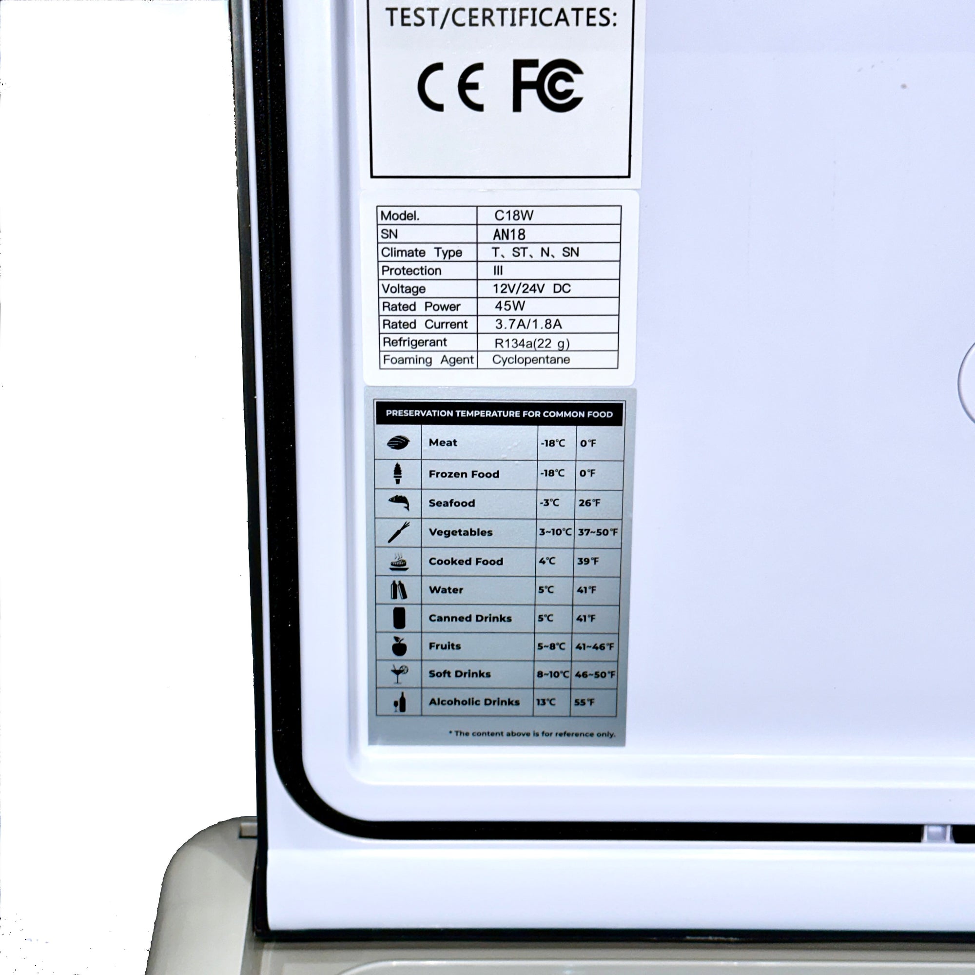 Model S3XY Refrigerator / Freezer for your Trunk or Sub-Trunk - 20 Quart Capacity