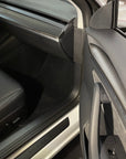 2021+ | Model 3 & Y Front Door Replacement Dashboard Extension Panels - Real Molded Carbon Fiber