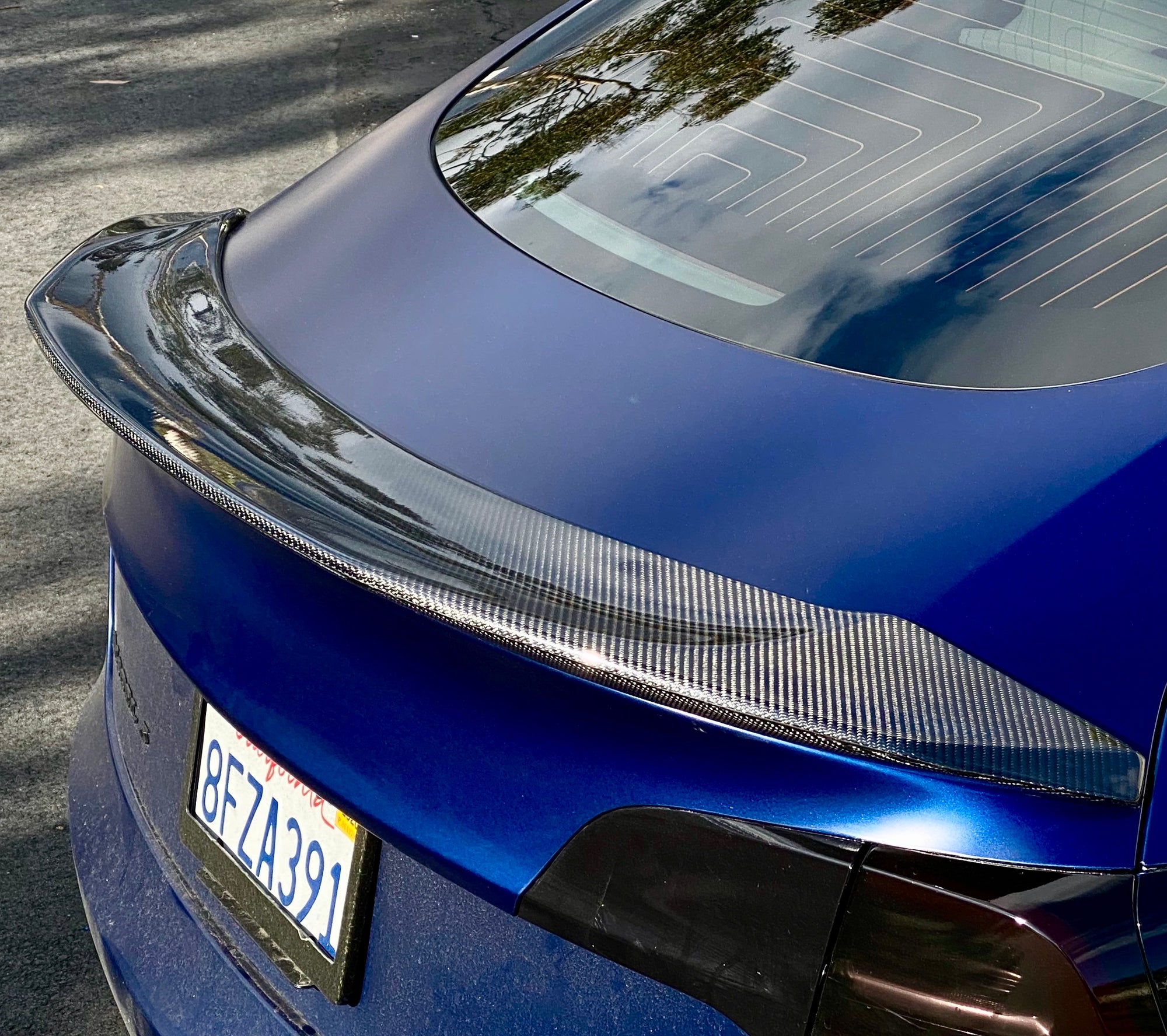 2017-2023 | Model 3 Jupiter V-Style Spoiler - Real Molded Carbon Fiber