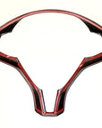 2012-2020 | Model S & X Steering Wheel Bezel Cap - Hydro Carbon Fiber Coated