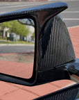 Model Y GT Style Side View Mirror Overlays (1 Pair) - Real Molded Carbon Fiber