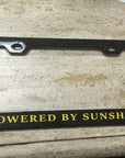 Personalized License Plate Frame - Real Molded Carbon Fiber