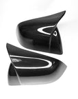 Model Y GT Style Side View Mirror Overlays (1 Pair) - Real Molded Carbon Fiber