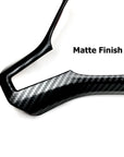 2012-2020 | Model S & X Steering Wheel Bezel Cap - Hydro Carbon Fiber Coated