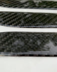 Model S Door Handle Overlay (Set of 4) - Flexible Urethane Carbon Fiber