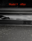 Model 3 & Y Clear Front Door Sill Covers (1 Pair) - 3M PPF Film