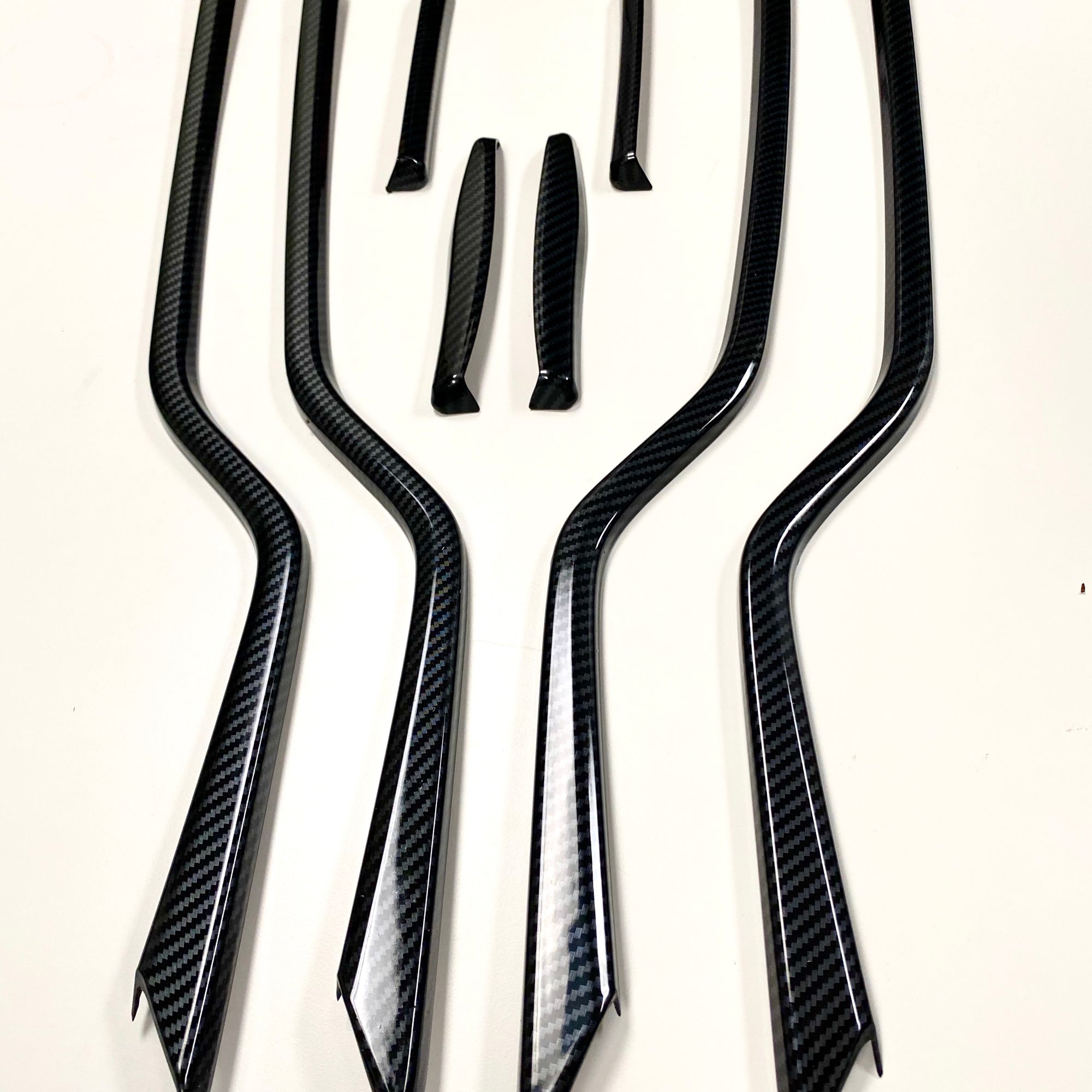 Model S Interior Aluminum Conversion Kit - Hydro Carbon Fiber Coated