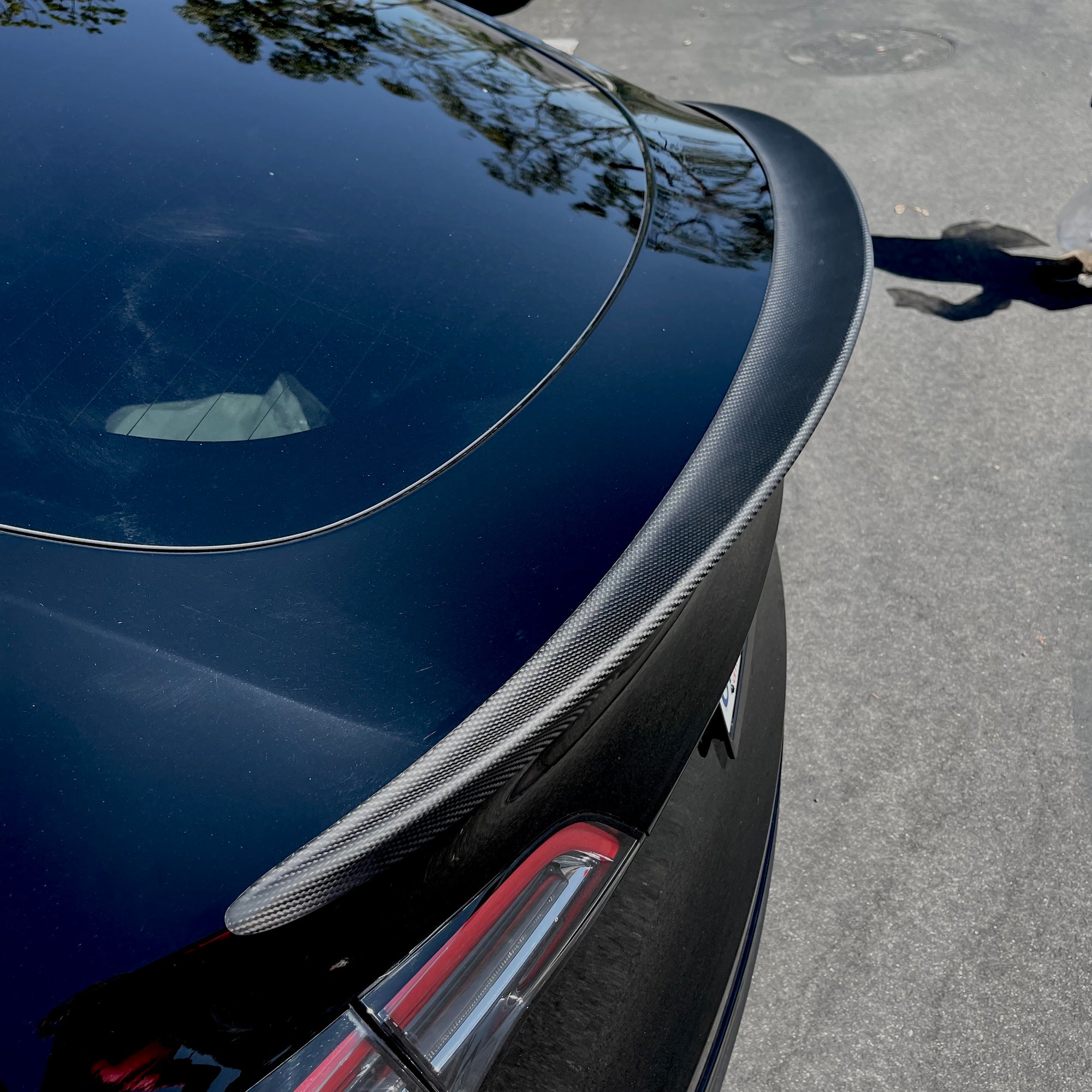 Model Y Performance Plus Spoiler - Real Molded Carbon Fiber