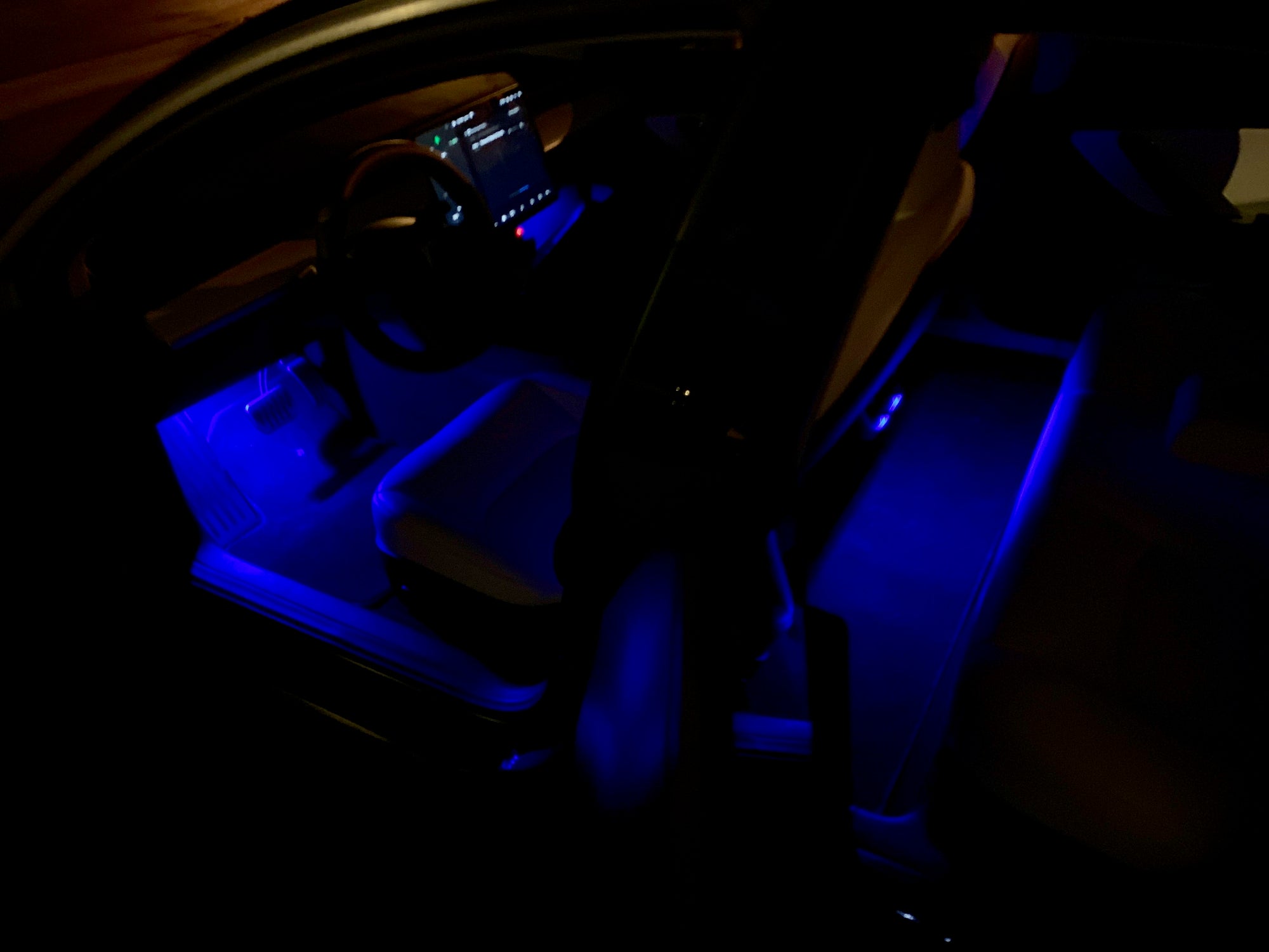 Ambient LED Backseat Lighting Kit For Tesla Model 3, S &amp; X