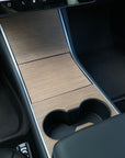 Model 3 & Y Center Console Overlays (Gen. 1) - Real Open-Pore Wood Veneers