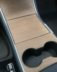 Model 3 & Y Center Console Overlays (Gen. 1) - Real Open-Pore Wood Veneers