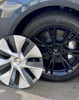 Tesla Model Y Center Caps & Lug Nut Covers - 19" Gemini Wheels