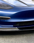 2017-2023 | Model 3 Viento Aero Front Lip - Real Molded Carbon Fiber