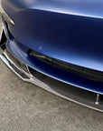 2017-2023 | Model 3 Viento Aero Front Lip - Real Molded Carbon Fiber