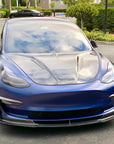 2017-2023 | Model 3 Viento Aero Front Lip - Real Molded Carbon Fiber