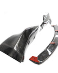 2017-2023 | Model 3 Front Lip Splitter Gen. 2 (3 Piece Style) - Real Molded Carbon Fiber