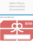 RPM TESLA Digital Gift Card - Emailed to You