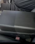 Model 3 & Y Armrest Overlay - Real Molded Carbon Fiber