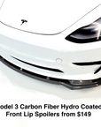 2017-2023 | Model 3 Front Lip Spoiler ABS Plastic (3 Piece) - Variety*