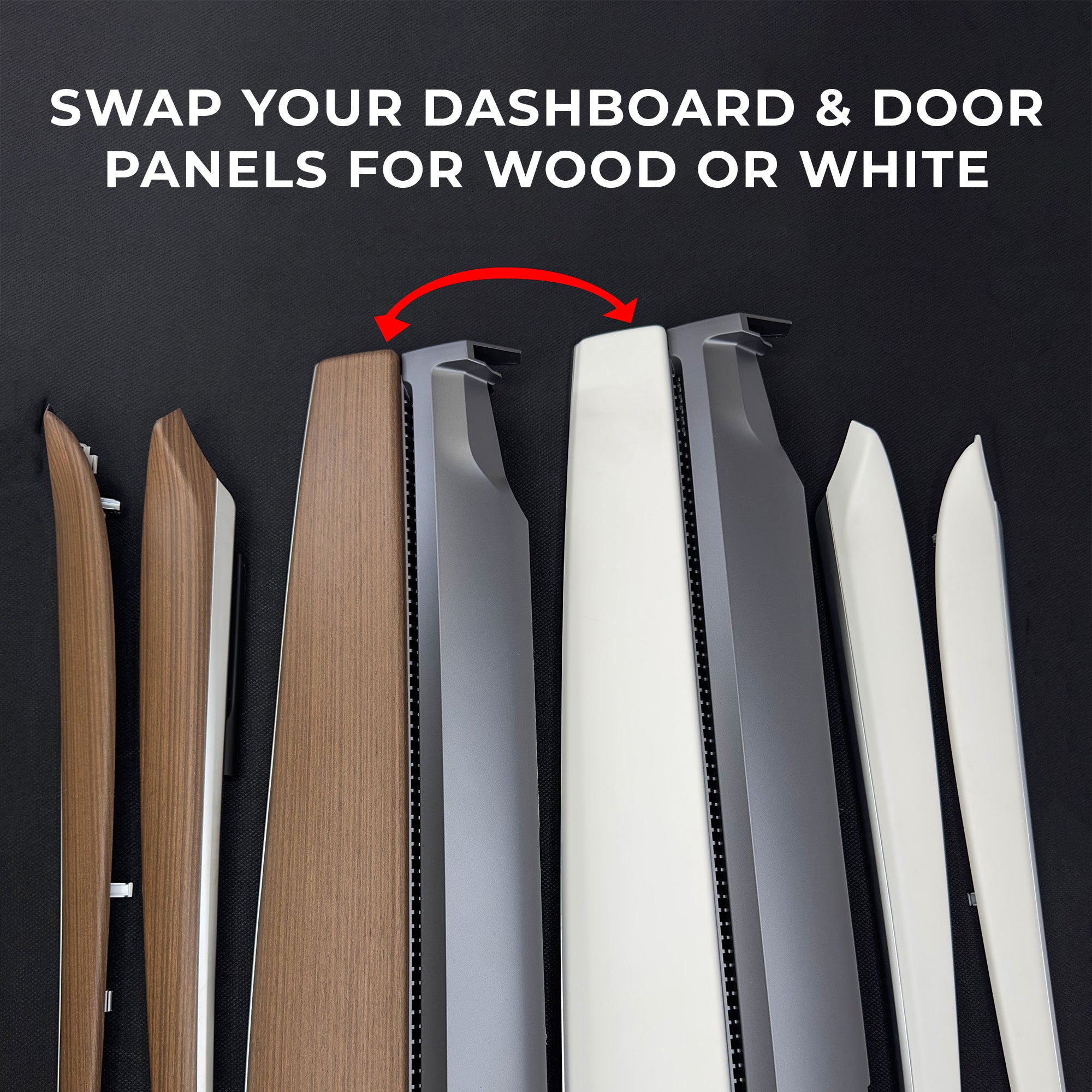 Model 3 &amp; Y Dashboard &amp; Door Panel Swapping Program - Swap Wood to White or White to Wood