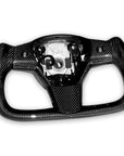 Model 3 & Y Yoke Style Steering Wheel - Full Carbon Fiber, Non Heated Only