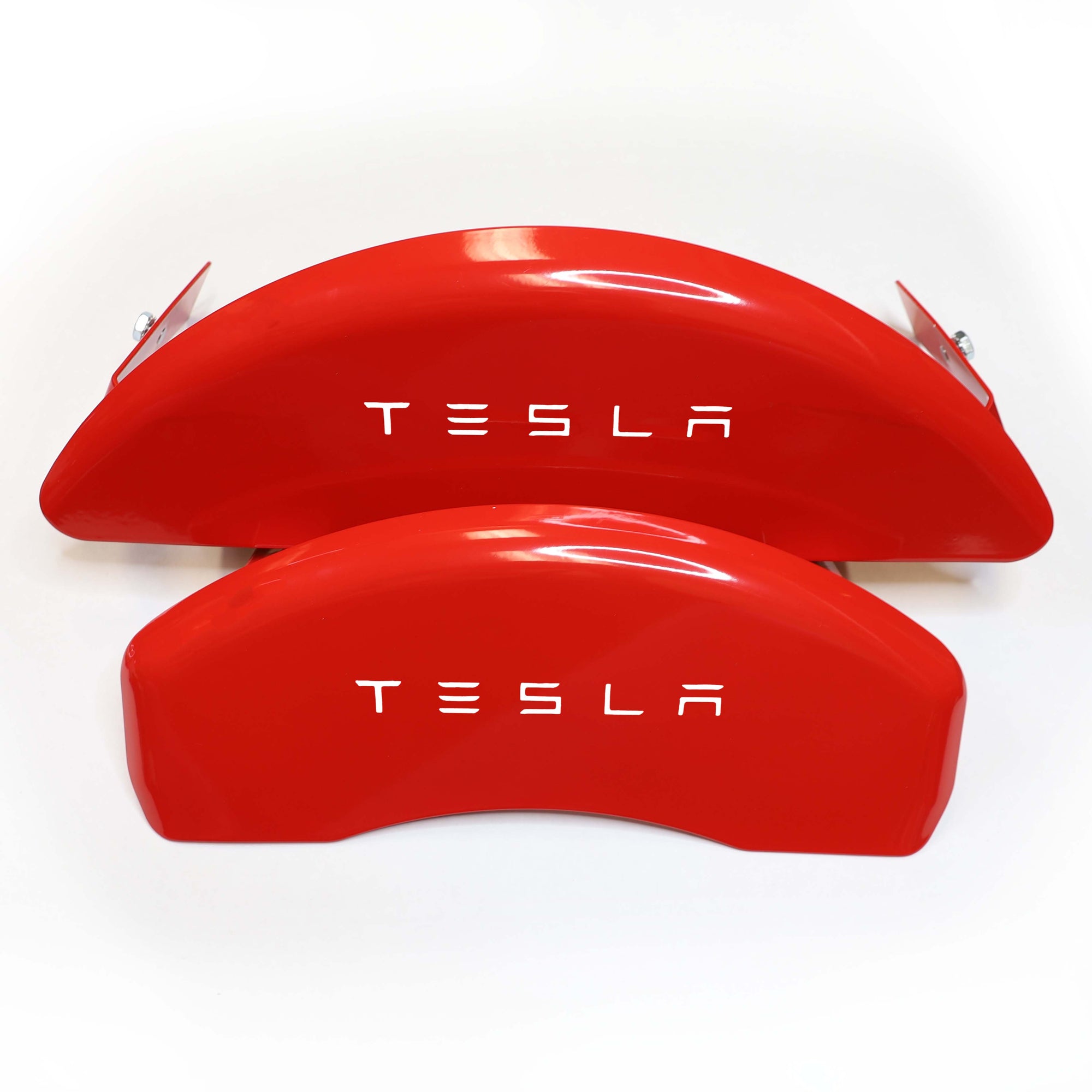 Model Y Flat Caliper Covers - Red (Engraved TESLA or Non Engraved) - $69 with 40% OFF