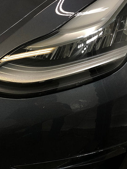 Lámina protectora de faros Tesla Model 3 / Model Y transparente (PPF),  Lámina protectora de faros Tesla Model 3 / Model Y