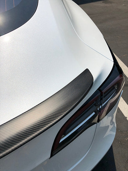 Model 3 Carbon Fiber spoiler for sale on Tesla shop for $800 : r