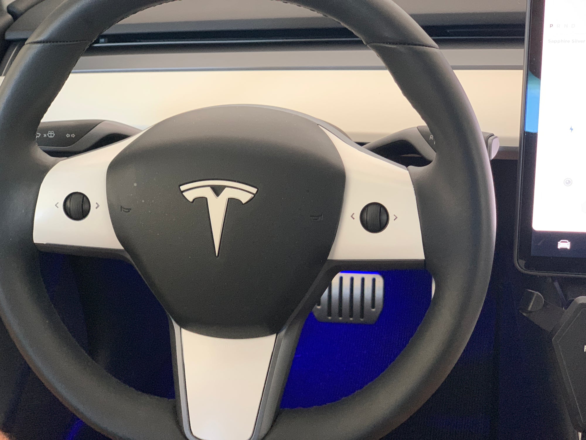 Model 3 &amp; Y Steering Wheel Vinyl Accent Wraps